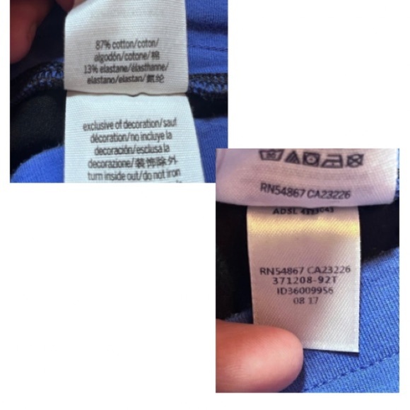 Victoria's Secret PINK‎ Active Wear Cuffed Black Leggings Women Small Athleisure - Picture 4 of 7